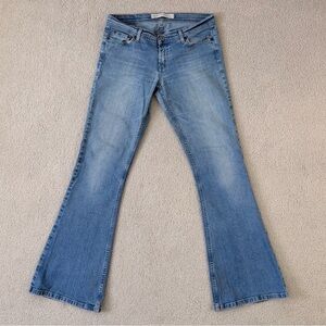 Express Light Blue Cetine Flare Jeans